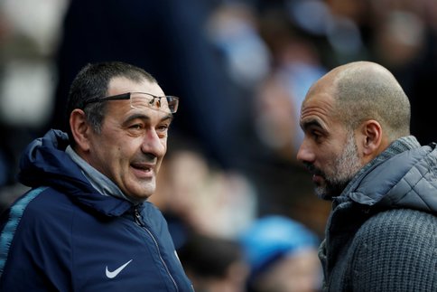 Maurizio Sarri n'a pas vu. (Reuters) Maurizio Sarri n'a pas vu. (Reuters)