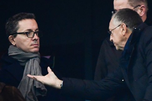 Jacques-Henri Eyraud et Jean-Michel Aulas. Jacques-Henri Eyraud et Jean-Michel Aulas.