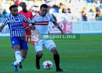 Coupe de la CAF (1/16è de finale bis): L’Ittihad Tanger s’incline à l’extérieur face au Zamalek d’Egypte (3-1), quitte la compétition
