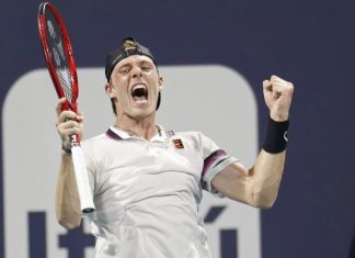 Miami: C’est tout bon pour Anderson, Tsitsipas et Shapovalov