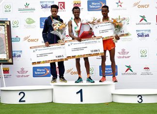 Marathon international de Rabat : Le Kényans Sammy Kigen ( Hommes) et Sylvia Kibet ( Dames ) remportent la 5è édition et battent le record de la compétition
