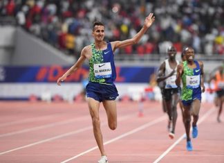 Ligue de Diamant ( 1ere étape) : Le Marocain Soufiane El Bakkali remporte le 3000 m steeple à Doha