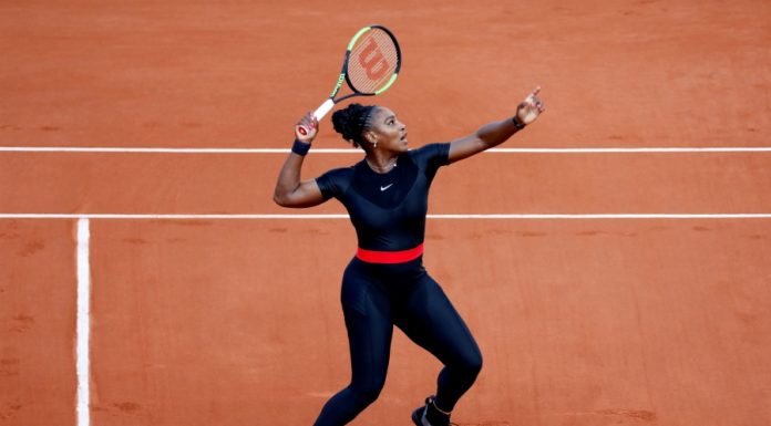 Serena Williams s’entraîne à Paris