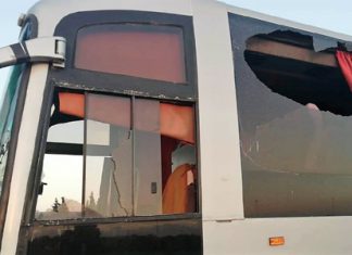 Un autocar de supporteurs wydadis cible de jets de pierres sur l’autoroute Tunis-Sousse