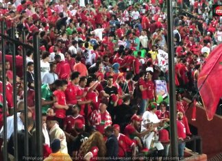 Le Public marocain présent durant la rencontre Maroc Côte d’Ivoire