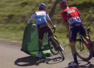 Quand Gallopin se prend un parasol