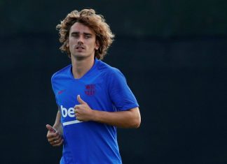 Pour son premier entraînement, Griezmann prend deux petits ponts