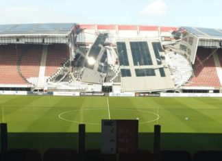 Alkmaar: Une partie d’une tribune s’est effondrée