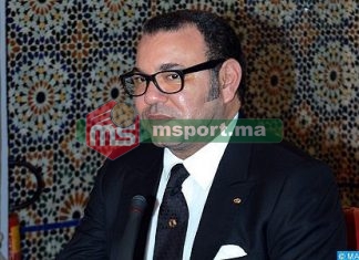 La décoration de l’ordre de mérite olympique africain décernée à SM le Roi par l’Association des comités nationaux olympiques d’Afrique