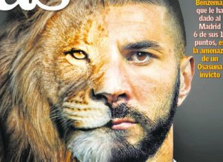 La spectaculaire Une de AS pour Benzema
