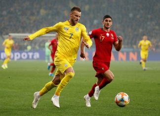 Le Portugal mené 2-0 par l’Ukraine à la mi-temps (vidéo)