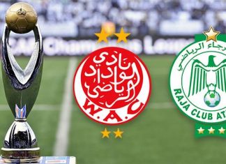 Ligue des champions d’Afrique (Quarts de finale): Le Raja  contre le TP Mazembe, le Wydad face à l’Étoile du Sahel