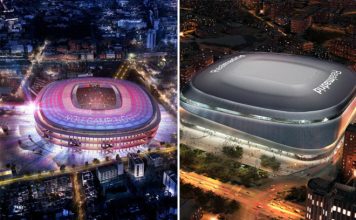 Covid-19 : le flou plane sur des chantiers du Camp Nou et du Bernabeu
