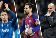 غوارديولا أو رونالدو.. من سيجاور ميسي في حالة رحيله عن برشلونة؟