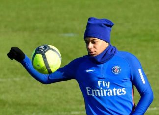 مبابي يعود لتداريب باريس سان جيرمان