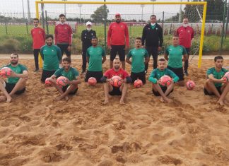 ملعب ل “بيتش سوكر” بمركز محمد السادس لكرة القدم