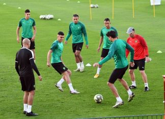 Vidéo : première séance d’entraînement des Lions de l’Atlas