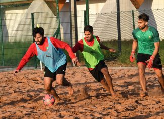 Vidéo : l’Équipe nationale de Beach Soccer en stage de préparation