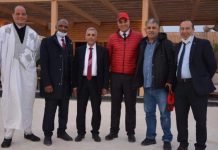 الحركة الرياضية تؤكد من المعبر الحدودي للكركارات عن دعمها لقضيتنا الوطنية الأولى