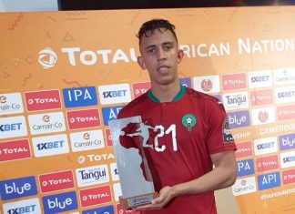 سفيان رحيمي أحسن لاعب في مباراة المغرب والطوغو
