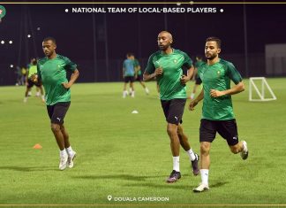 حصة تدريبية للمنتخب المغربي للاعبين المحليين بعد مباراة الطوغو