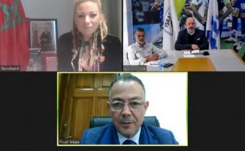 Entretien entre Fouzi Lekjaa et le président de la Fédération israélienne de football