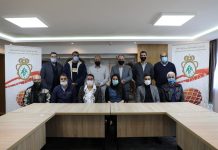 لقاء تواصلي لرئيس الجامعة مع جمعيتي اللاعبين الدوليين السابقين ولاعبي ولاعبات كرة السلة والمدربين