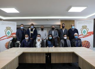 لقاء تواصلي لرئيس الجامعة مع جمعيتي اللاعبين الدوليين السابقين ولاعبي ولاعبات كرة السلة والمدربين