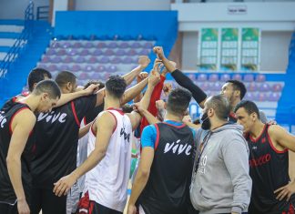 بالصور: آخر حصة تدريبية لأسود السلة قبل مواجهة منتخب مصر