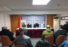 بالصور: رئيس جامعة كرة السلة في لقاء مع الحكام