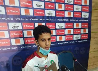 أيوب مولوع يتوج رجلا لمباراة المنتخب المغربي ونظيره التانزاني