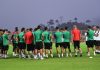 آخر حصة تدريبية للمنتخب المحلي قبل مباراة مالي
