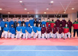 بالصور: تحضيرات عناصر المنتخب المغربي للتايكواندو بإيطاليا