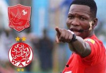 حكم من غانا لقيادة مباراة حوريا كوناكري أمام الوداد