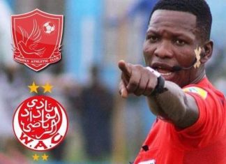 حكم من غانا لقيادة مباراة حوريا كوناكري أمام الوداد