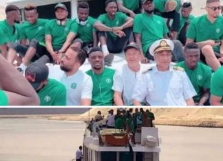 منتخب نيجيريا يسافر إلى البنين عبر الباخرة