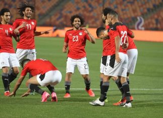 مصر تسقط جزر القمر برباعية