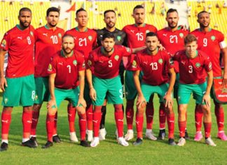 Les Lions de l’Atlas : les locaux en stage de préparation