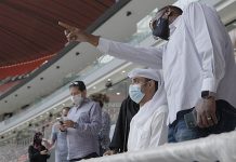 وفد من أعضاء منتدى التمكين باللجنة العليا للمشاريع والإرث يزور استاد البيت لاختبار التجهيزات المخصصة للأشخاص ذوي الإعاقة