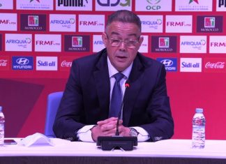 Vidéo. Fouzi Lekjaa chez les Lionceaux de l’Atlas