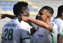 في مباراة وداع السلامي، الرجاء يهزم بيراميدز ويتزعم المجموعة