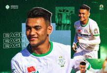 عبد الإله مذكور نسر مباراة الرجاء الرياضي و بيراميدز المصري