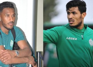 الرجاء يستعيد الورفلي و الحافيظي قبل مواجهة بيراميدز المصري