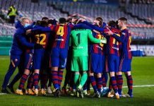 تشكيلة فريق برشلونة في الكلاسيكو