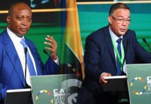 رئيس الاتحاد الأفريقي لكرة القدم باتريس موتسيبي في زيارة للمغرب