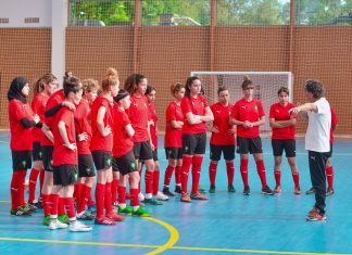 بالفيديو: تدريبات المنتخب النسوي لكرة القدم داخل القاعة