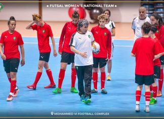 منتخب الفوتسال النسوي في أول تجمع إعدادي