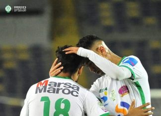 الرجاء الرياضي يفوز على أولمبيك آسفي بهدفين نظيفين