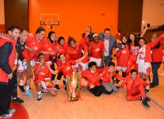 جمعية ميشليفن إفران (إناث) تتوج بلقب كأس العرش 2018/2019 على حساب الجيش الملكي في كرة السلة