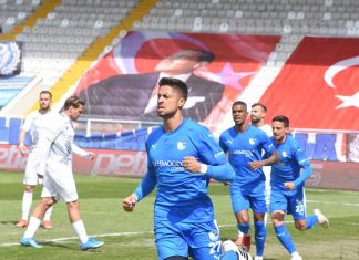 Manuel da Costa, buteur face à Konyaspor